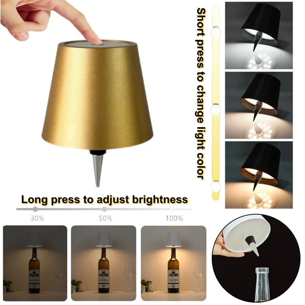 Wireless LED Wine Bottle Light